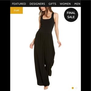 Theory black jumpsuit